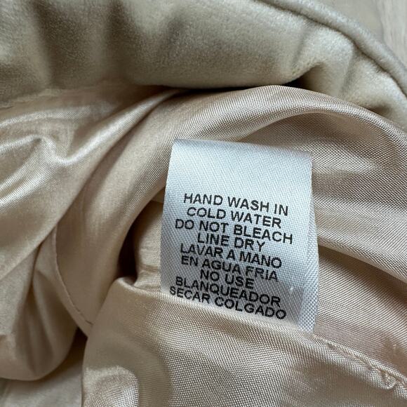 Entro Ivory Quilted Winter Full Zip Sleeveless Outdoor Casual Chic Vest Large - Picture 10 of 16